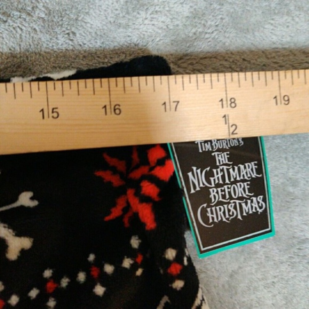 Nightmare Before Christmas Pajama Pants Mens XL Black Jack Skeleton‎ All Over - Picture 7 of 8